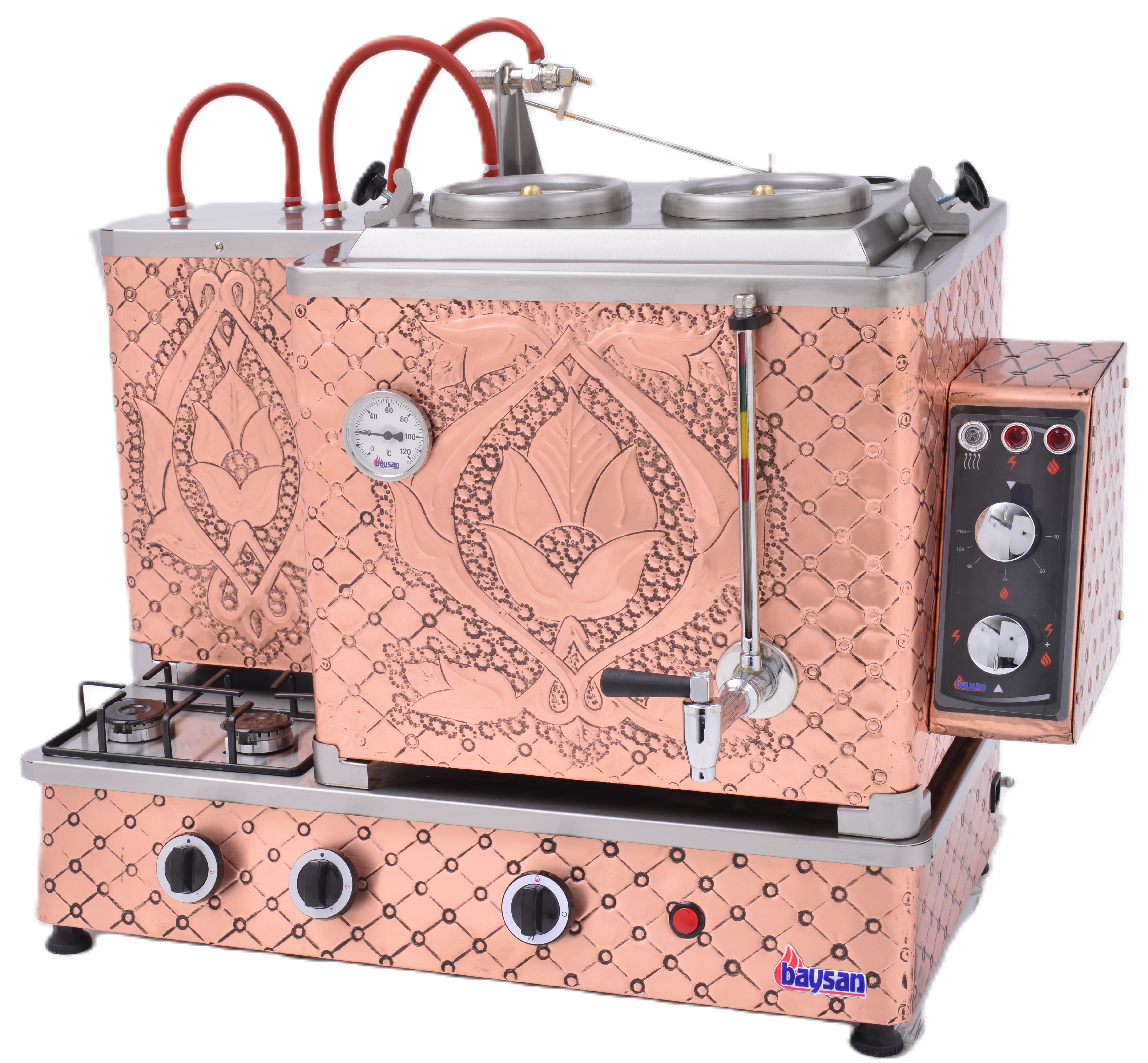 4 Pots Automatic Copper Tea Maker