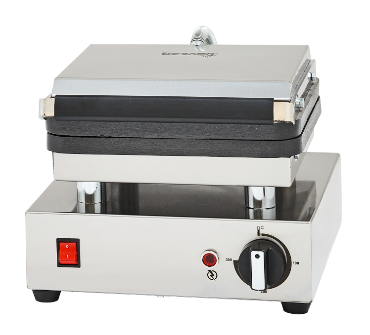 Square Model Single Waffle Machine with Lid